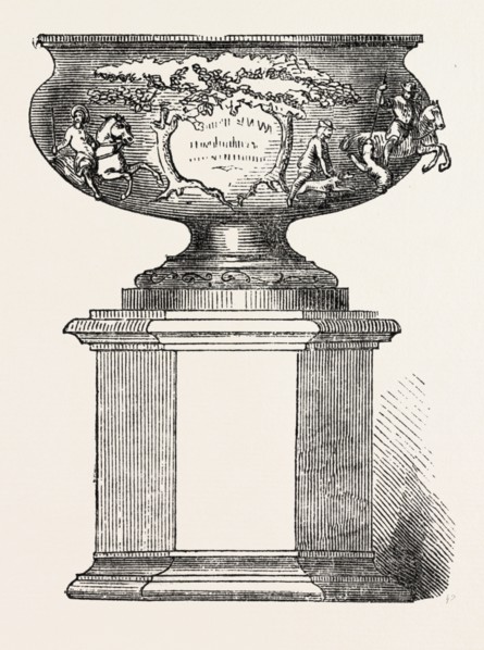 PLATE PRESENTED TO MAJOR BULKELEY