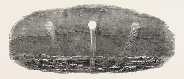 CAPTAIN AUSTIN'S ARCTIC EXPEDITION: PARHELIA, WITNESSED OCTOBER 4, 1850, AT GRIFFITH'S ISLAND
