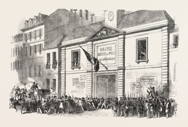THE REVOLUTION IN FRANCE: MARIE OF THE 10TH ARRONDISSEMENT, PARIS. ARREST OF REPRESENTATIVES. M.
