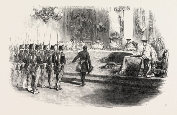THE LAST SITTING OF THE HIGH COURT OF JUSTICE, FRANCE
