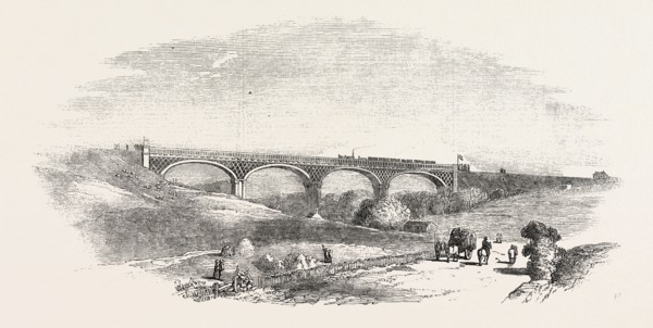 THE CORK AND BANDON RAILWAY, THE CHETWOOD VIADUCT, IRELAND