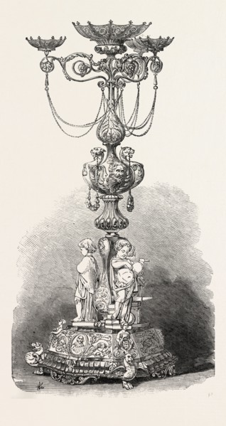 THE GREAT EXHIBITION: CENTRE-PIECE, IN BRONZE, BY R.W. WINFIELD, BIRMINGHAM, UK