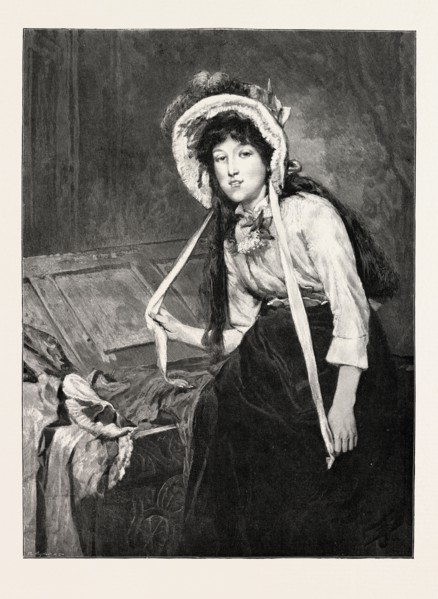 BORROWED PLUMES, BY ALF J. JOHNSON, 1893 engraving