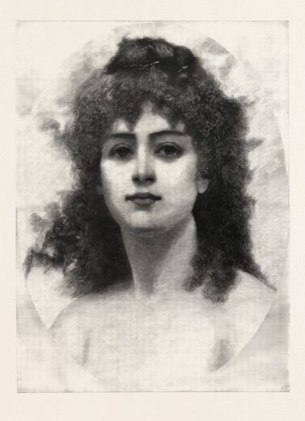 MY VALENTINE BY WILHELM WOLFF, 1893 engraving