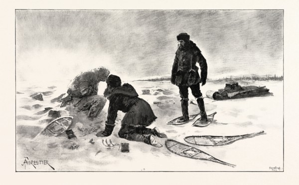 The White Chief picked up the book and pencil, and then knelt down and peered up in the dead man's
