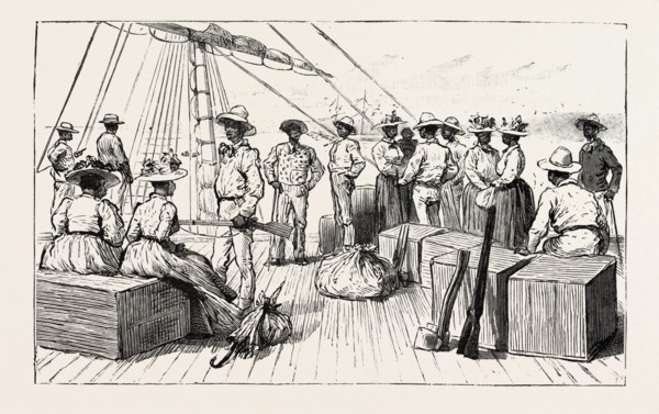 THE KANAKA LABOUR QUESTION IN QUEENSLAND: ISLANDERS RETURNING TO THEIR NATIVE COUNTRY AFTER HAVING