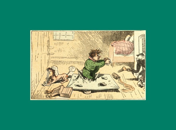 Schnaken and schnurren, 1866, Mosquitoes and purring, Wilhelm Busch, 1832 - 1908, German artist,