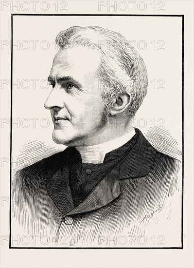 THE LATE CANON LIDDON, 1890 engraving