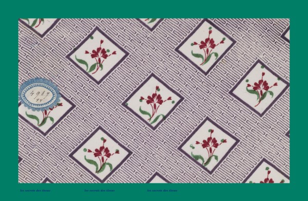 French fabrics; first half of the nineteenth century; 1800; 1810; 1820; 1830; 1840; 1850