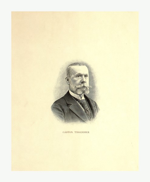 Gaston Tissandier by Ch. Dietrich, sculps., Paris between 1880 and 1900