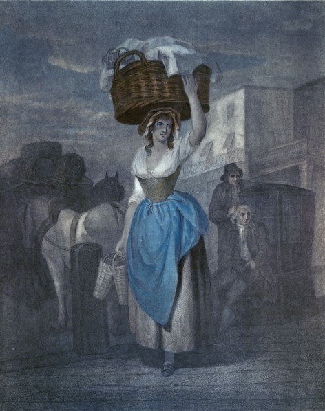 Wheatley's cries of London, UK, Strawberrys scarlet strawberrys by J Wheatley R.A., 1747-1801, late