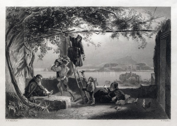 The gulf of Baiae. Baiae or Baia is in the comune of Bacoli in the Campania region of Italy.Art