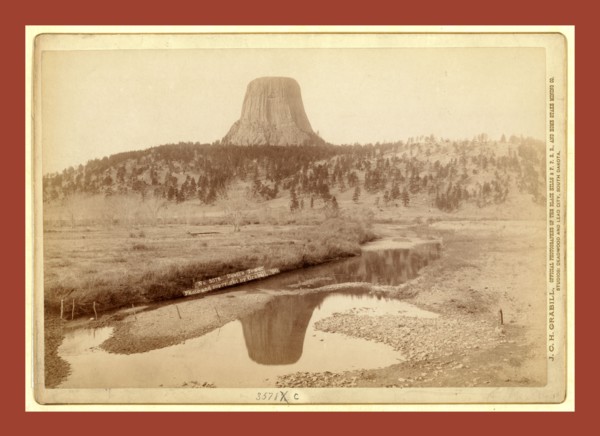 Devil's Tower, John C. H. Grabill was an american photographer. In 1886 he opened his first