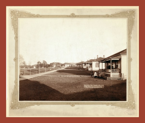 The Officers' Line. Fort Meade, Dak., John C. H. Grabill was an american photographer. In 1886 he