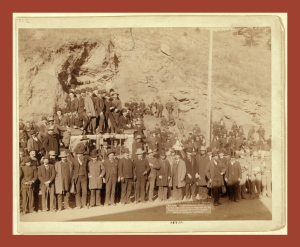 Last Deadwood Coach. The last trip of the famous stage Dec. 28, '90, John C. H. Grabill was an