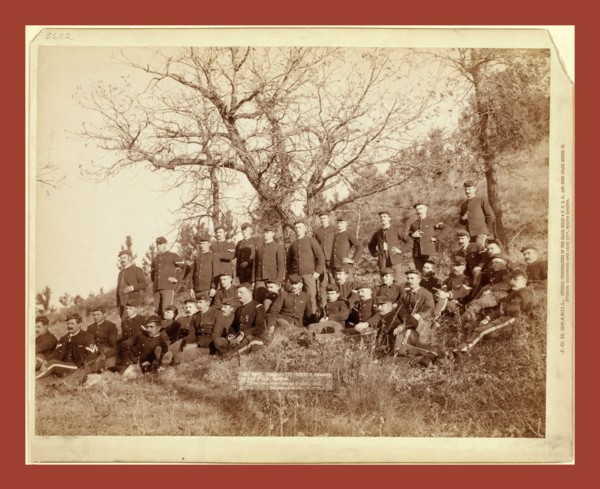 Company C, 3rd U.S. Infantry near Fort Meade, So. Dak., John C. H. Grabill was an american