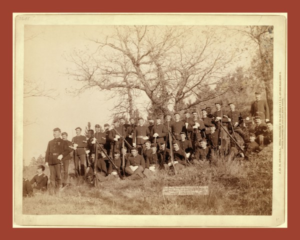 Company C, 3rd U.S. Infantry near Fort Meade, So. Dak., John C. H. Grabill was an american