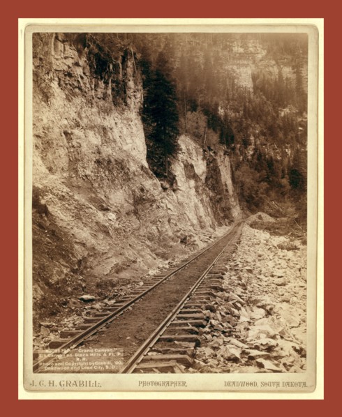Grand Canyon. Elk Canyon on Black Hills and Ft. P. R.R, John C. H. Grabill was an american