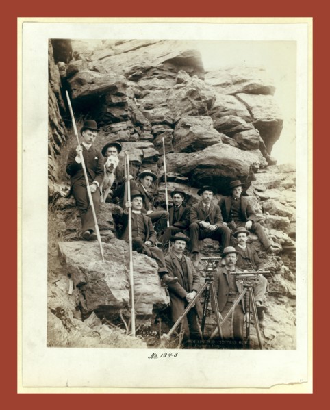 Deadwood Central R.R. Engineer Corps, John C. H. Grabill was an american photographer. In 1886 he