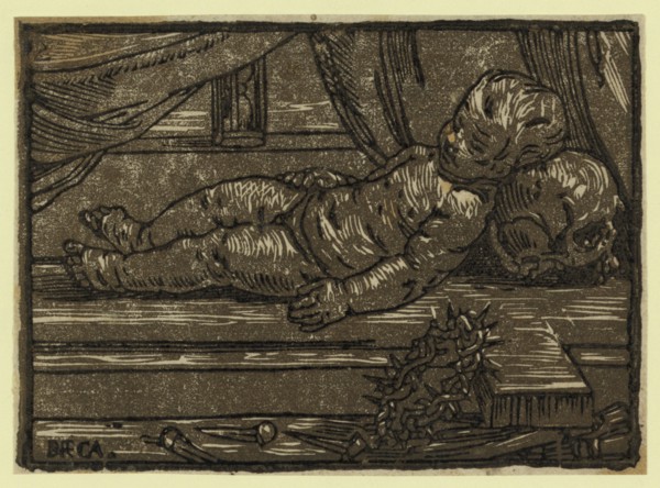 The infant Christ prefiguring the passion / BFCA., Reni, Guido, 1575-1642 , artist, between ca.