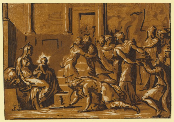 The adoration of the Magi, Vicentino, Giuseppe Niccolo, approximately 1510, Date Created between