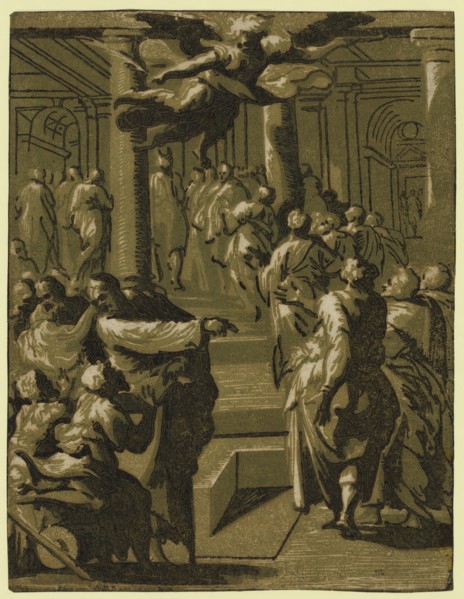 Christ healing the paralytic man, between 1540 and 1560, Vicentino, Giuseppe Niccolo, approximately