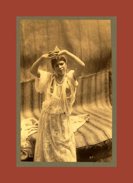 Algeria. Tlemcen, Young Moorish woman, Neurdein brothers 1860 1890, the Neurdein photographs of