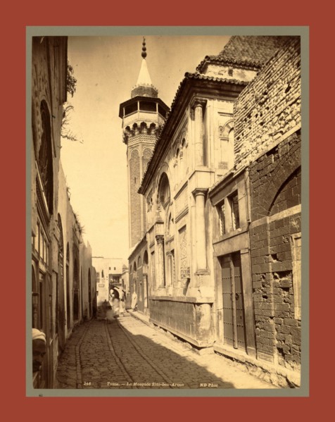 Tunis Mosque Sidi ben Arous, Tunisia, Neurdein brothers 1860 1890, the Neurdein photographs of