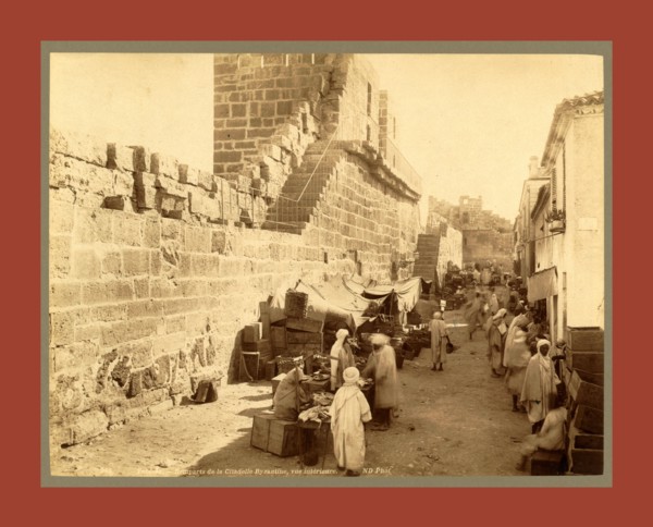 Tebessa, Ramparts of the Byzantine Citadel, interior view, Algiers, Neurdein brothers 1860 1890,