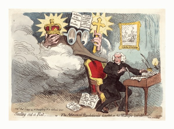 Smelling out a rat; or the atheistical-revolutionist disturbed in his midnight calculations,