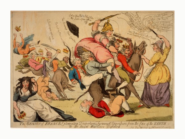 The genius of France extirpating despotism tyranny and oppression from the face of the earth Or the