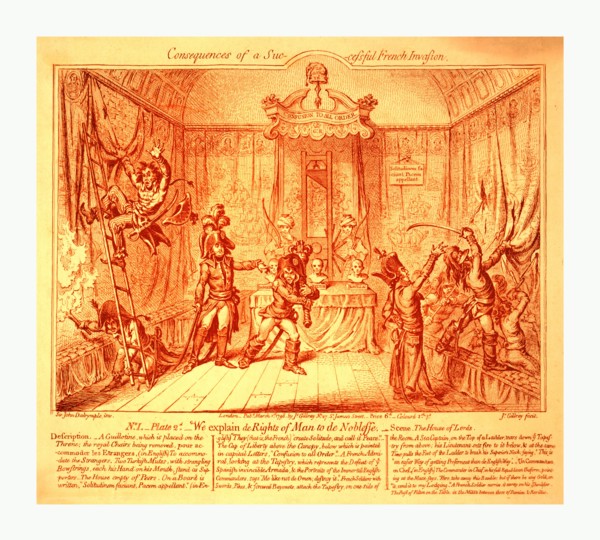 Consequences of a successful French invasion, , artist, [London] : Js. Gillray, 1798 March 1st., en