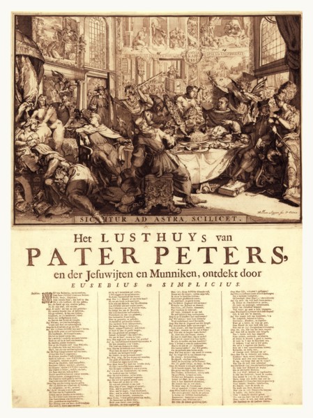 Het lusthuys van Pater Peters, en de Jesuwijten en Munniken, ontdekt door, Sic itur ad astra,
