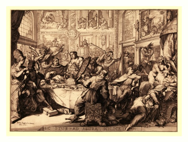 Sic itur ad astra scilicet, Hooghe, Romeyn de, 1645-1708, artist, 1681., 1 print : etching., Print
