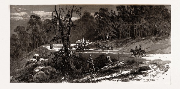 CENTRAL AVENUE, Scenes in Rugby, the English Colony in Tennesse, 1880, USA, America, 19th century