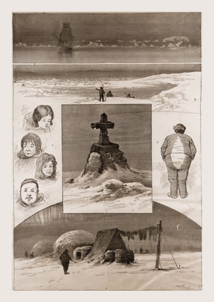 The search for Sir John Franklin, 1. Nearing the Ice-Pack. 2. Smith Point, where the Northwest