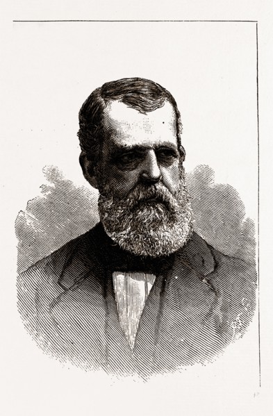 Charles H. Bell Governor Elect of New Hampshire, 19th century engraving, USA, America