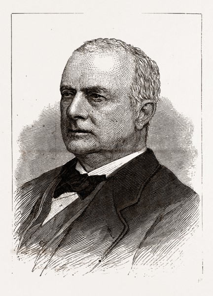 THE HON. G. C. LUDLOW, GOVERNOR-ELECT OF NEW JERSEY, 19th century engraving, USA, America