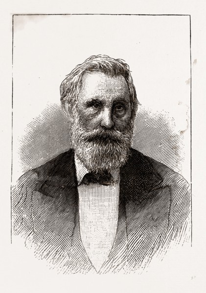 HON. 0. M. ROBERTS, GOVERNOR OF TEXAS, 1880, 19th century engraving, USA, America
