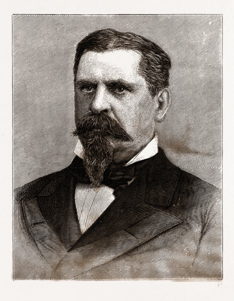 GENERAL W. B. HAZEN, THE NEW CHIEF SIGNAL OFFICER, 1880, 19th century engraving, USA, America