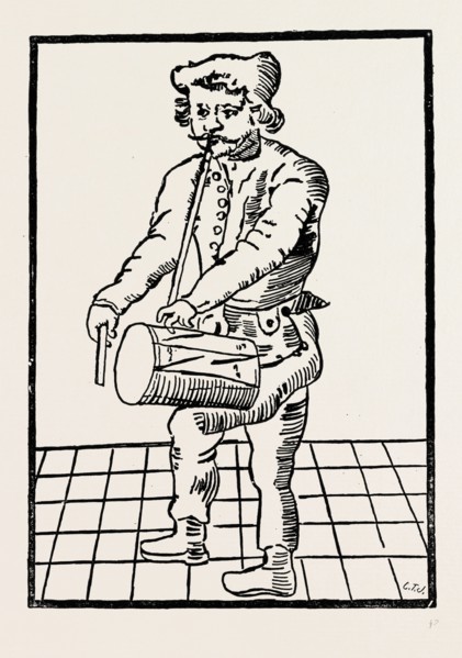 RICHARD TARLETON, THE ACTOR, UK, 19th century engraving