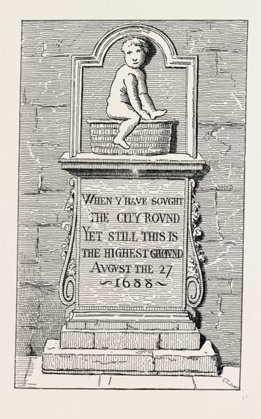 THE FIGURE IN PANYER ALLEY London, UK, 19th century engraving