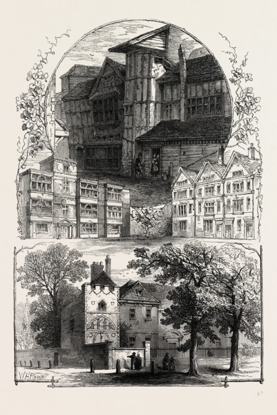 Whittington's House, Grub street 1811, General Monk's House, Bloomfield's House 1823,remains of