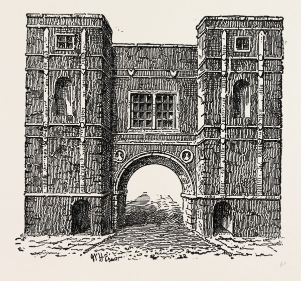 ALDGATE. London, UK, 19th century engraving