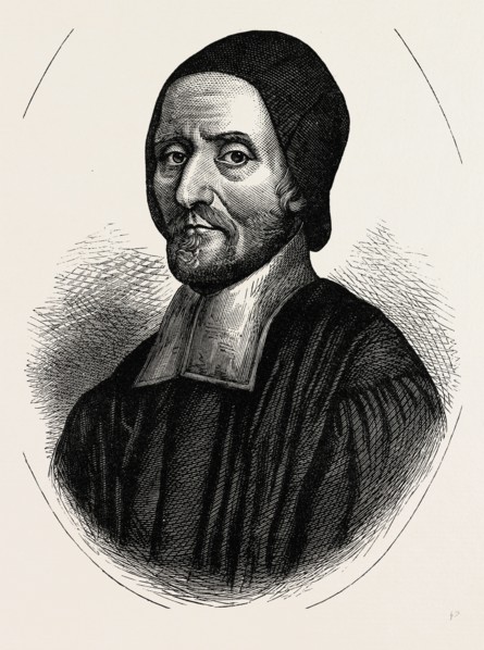 DR. BUSBY, Westminster School,  London, UK, 19th century engraving