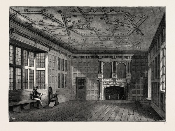 THE STAR CHAMBER, 1836, London, UK, 19th century engraving