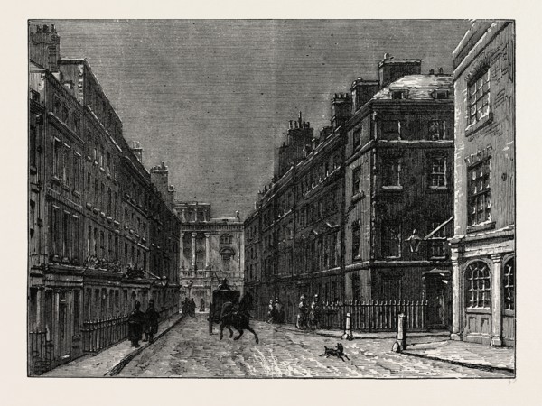 BURY STREET. London, UK, 19th century engraving