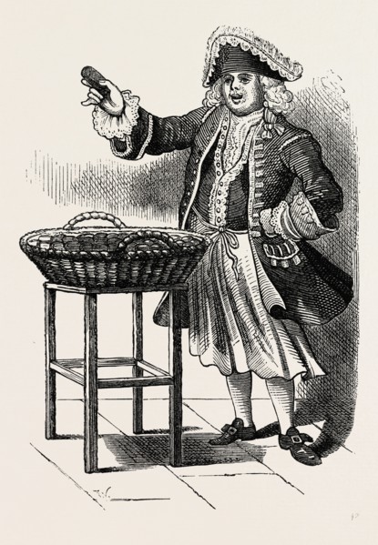 TIDDY DOL,  London, UK, 19th century engraving