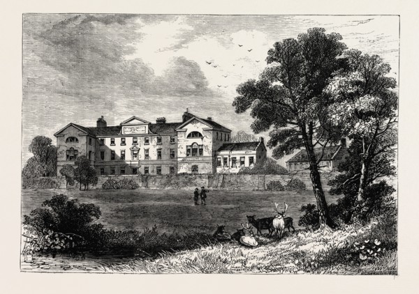 ST. GEQRGE'S HOSPITAL, 1745. London, UK, 19th century engraving