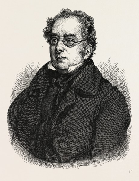 ISAAC D'ISRAELI. London, UK, 19th century engraving